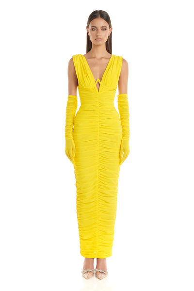 Anna Dress - Yellow - JAUS