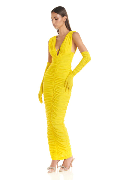 Anna Dress - Yellow - JAUS