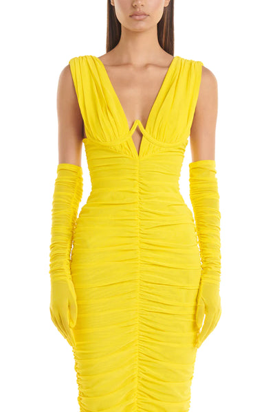 Anna Dress - Yellow - JAUS