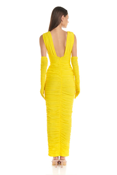 Anna Dress - Yellow - JAUS