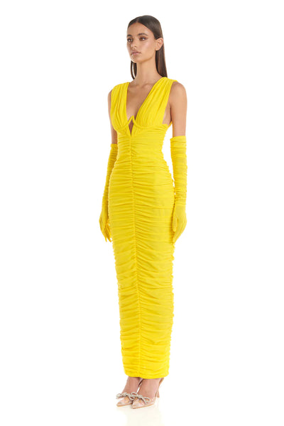 Anna Dress - Yellow - JAUS