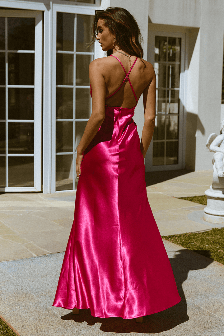 arina maxi dress Arina Maxi Dress - Fuchsia