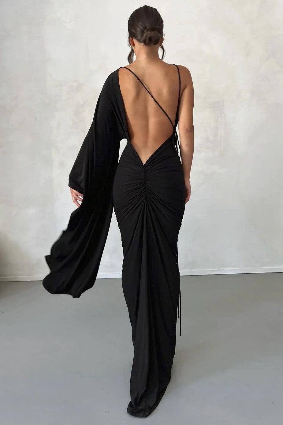 Athena Gown - Black - JAUS