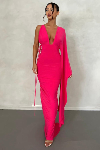 Athena Gown - Fuchsia - JAUS