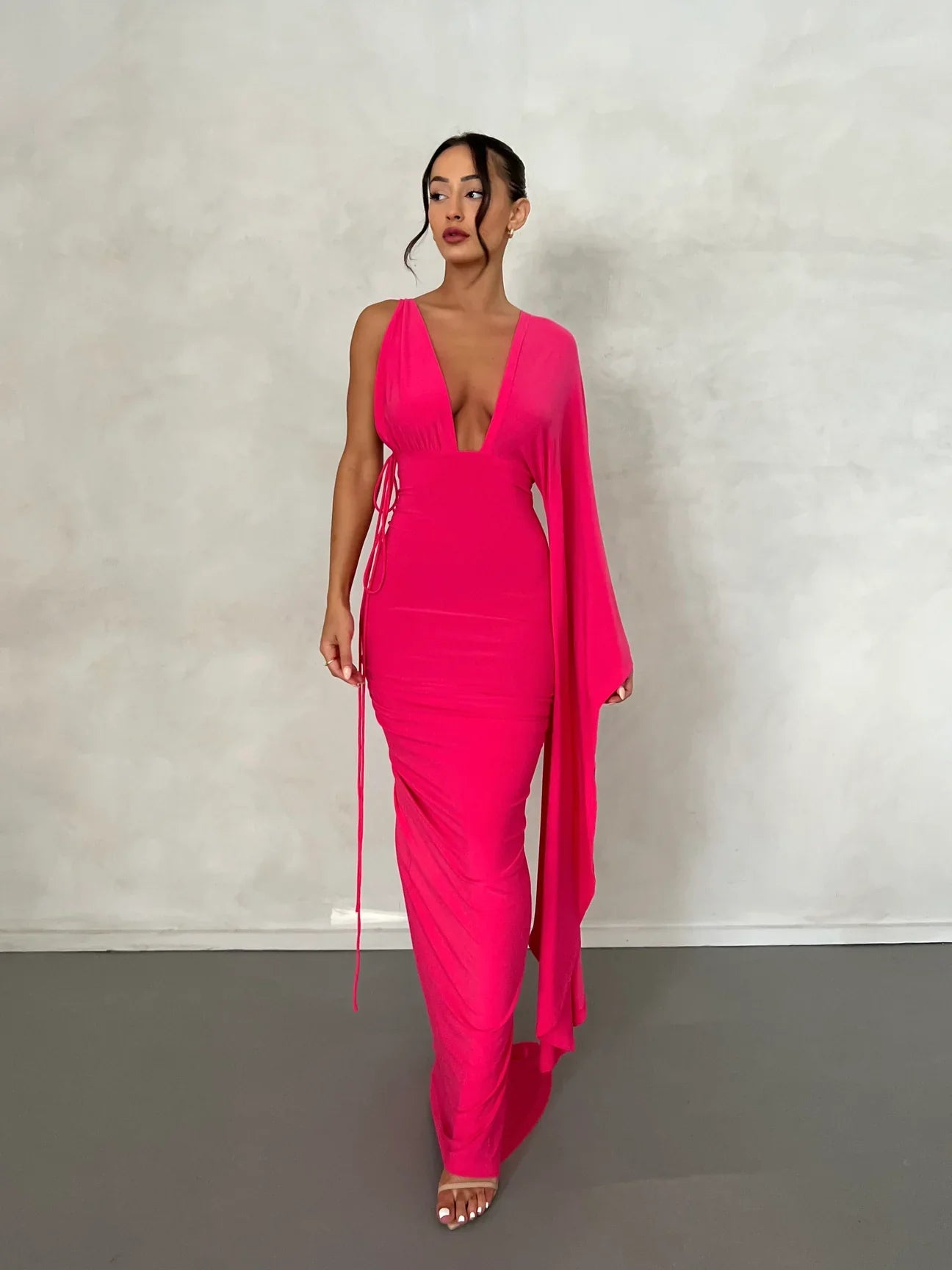 Athena Gown - Fuchsia - JAUS