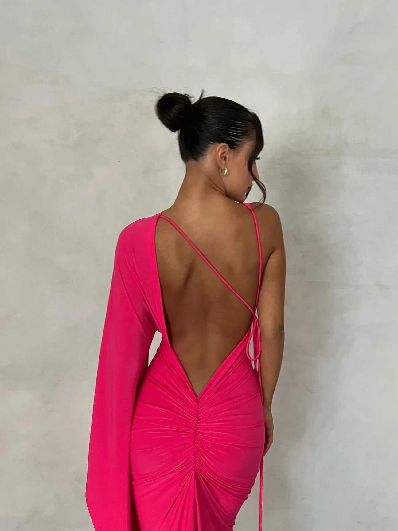 Athena Gown - Fuchsia - JAUS