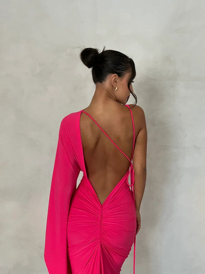 Athena Gown - Fuchsia - JAUS