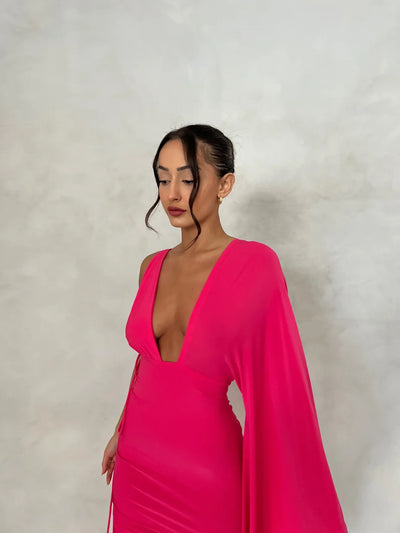 Athena Gown - Fuchsia - JAUS