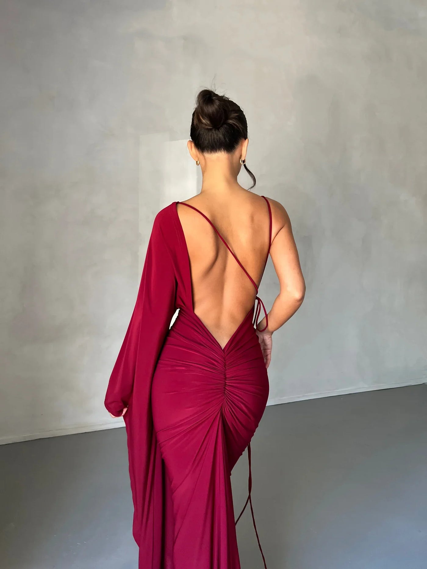 Athena Gown - Wine - JAUS