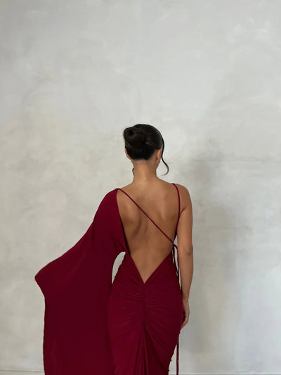 Athena Gown - Wine - JAUS