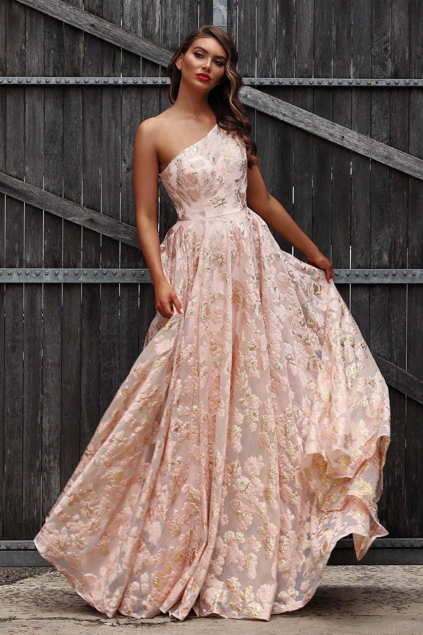 Aura Gown - Pink - JAUS