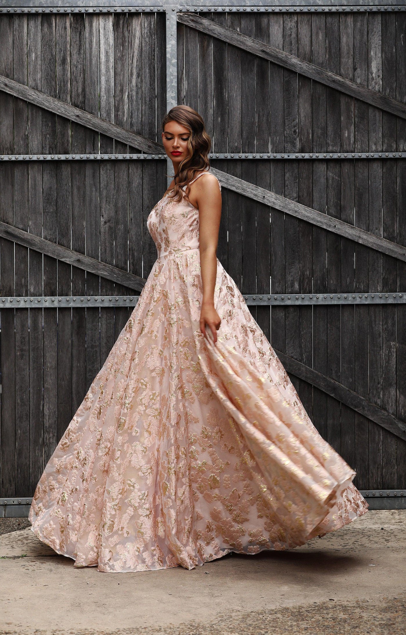 Aura Gown - Pink - JAUS