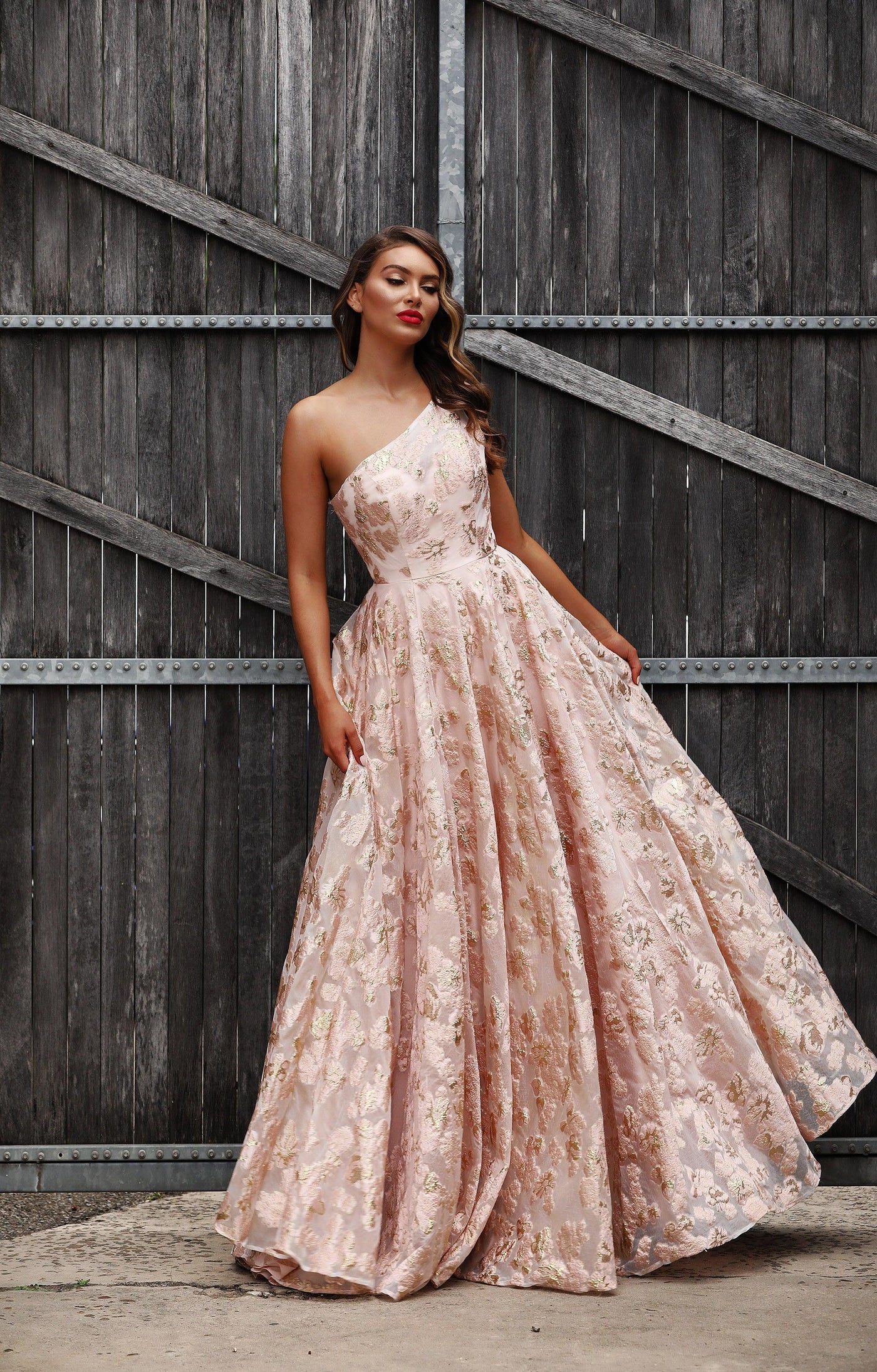 Aura Gown - Pink - JAUS