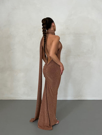 Aurora Gown - Bronze Gold - JAUS