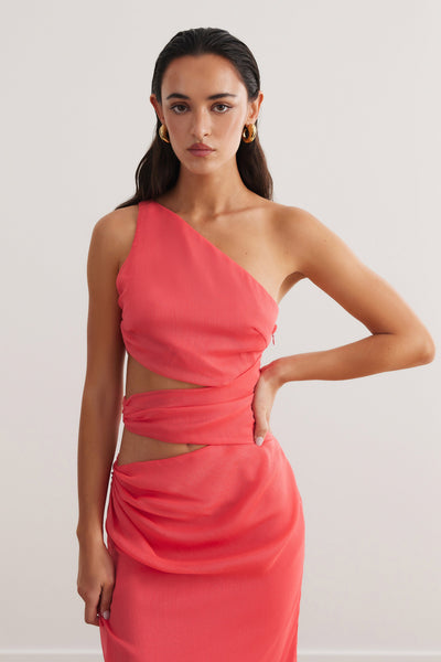 Aurea Dress - Flamingo - SHOPJAUS - JAUS
