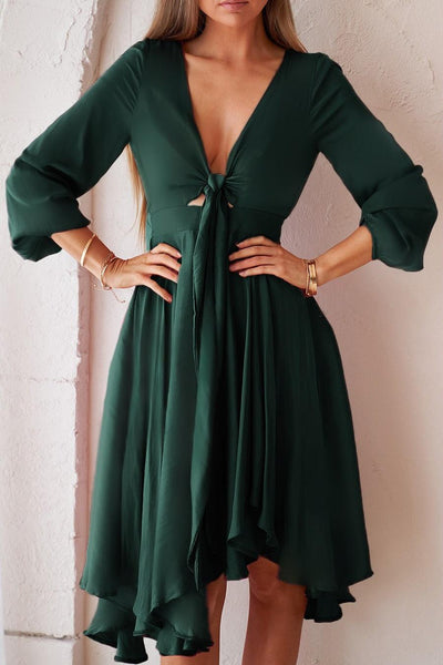 Balance Dress - Emerald Green - JAUS