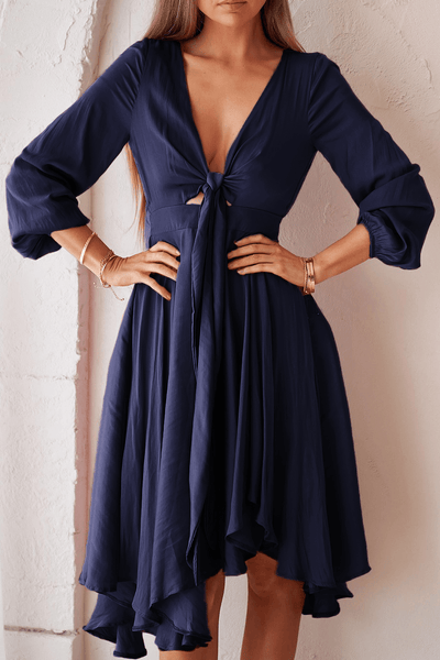 Balance Dress - Navy - JAUS