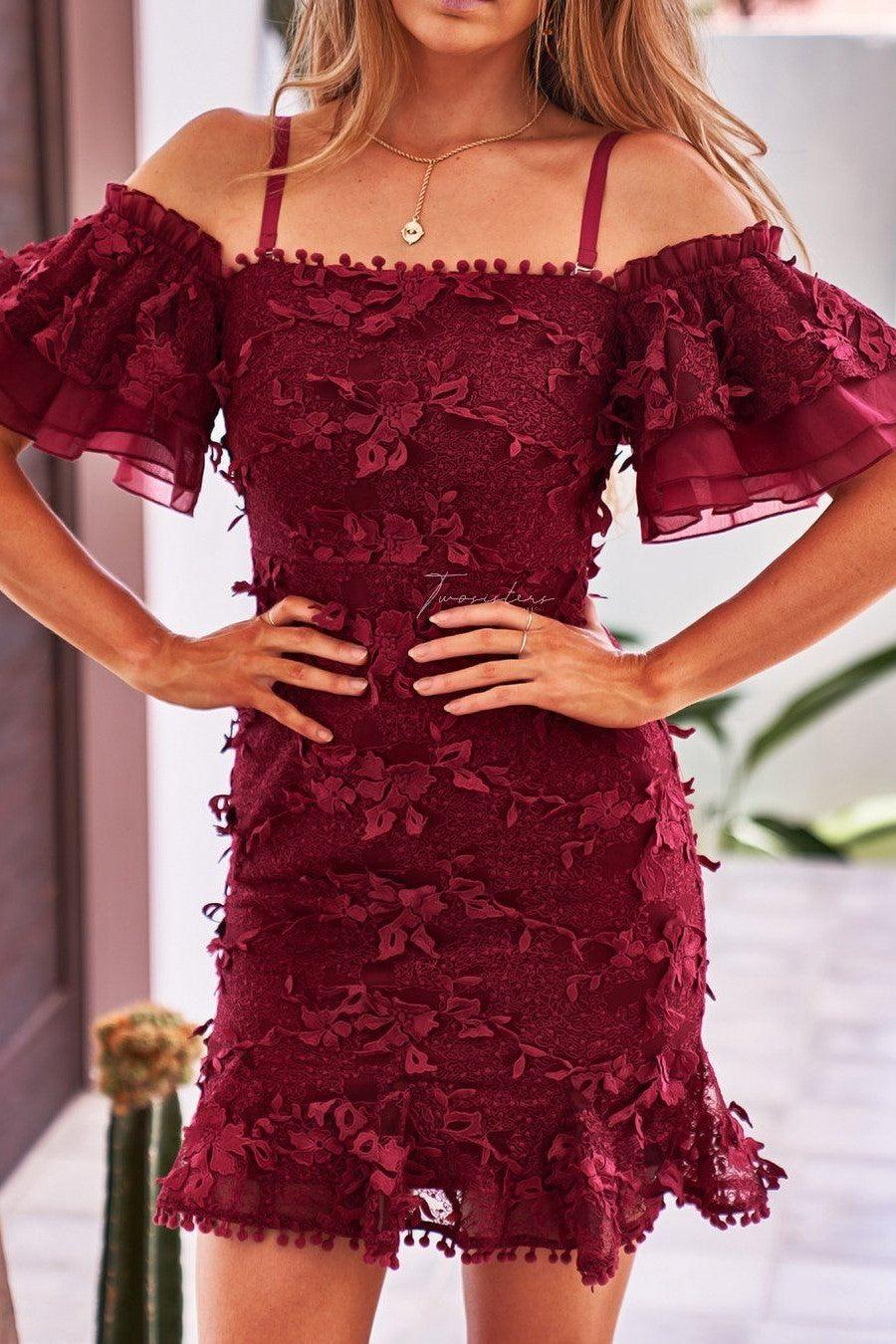 beatrice mini dress Beatrice Dress - RED