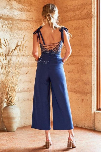 Beryl Jumpsuit - Navy - SHOPJAUS - JAUS