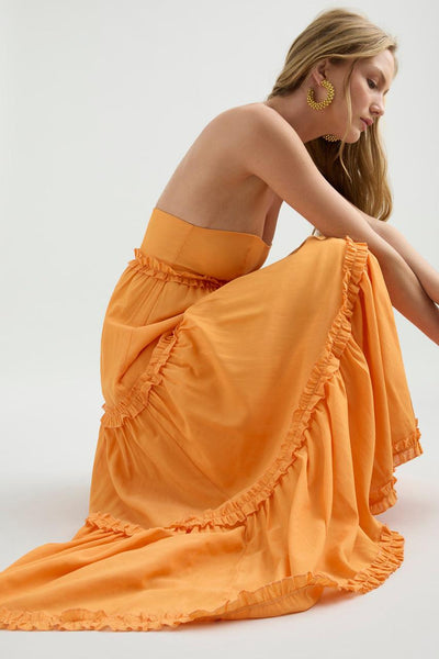 Betta Maxi Dress - Orange - JAUS