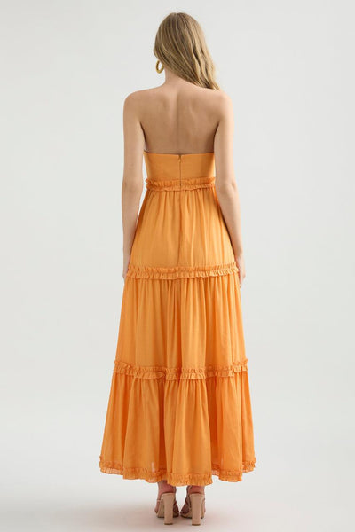 Betta Maxi Dress - Orange - JAUS