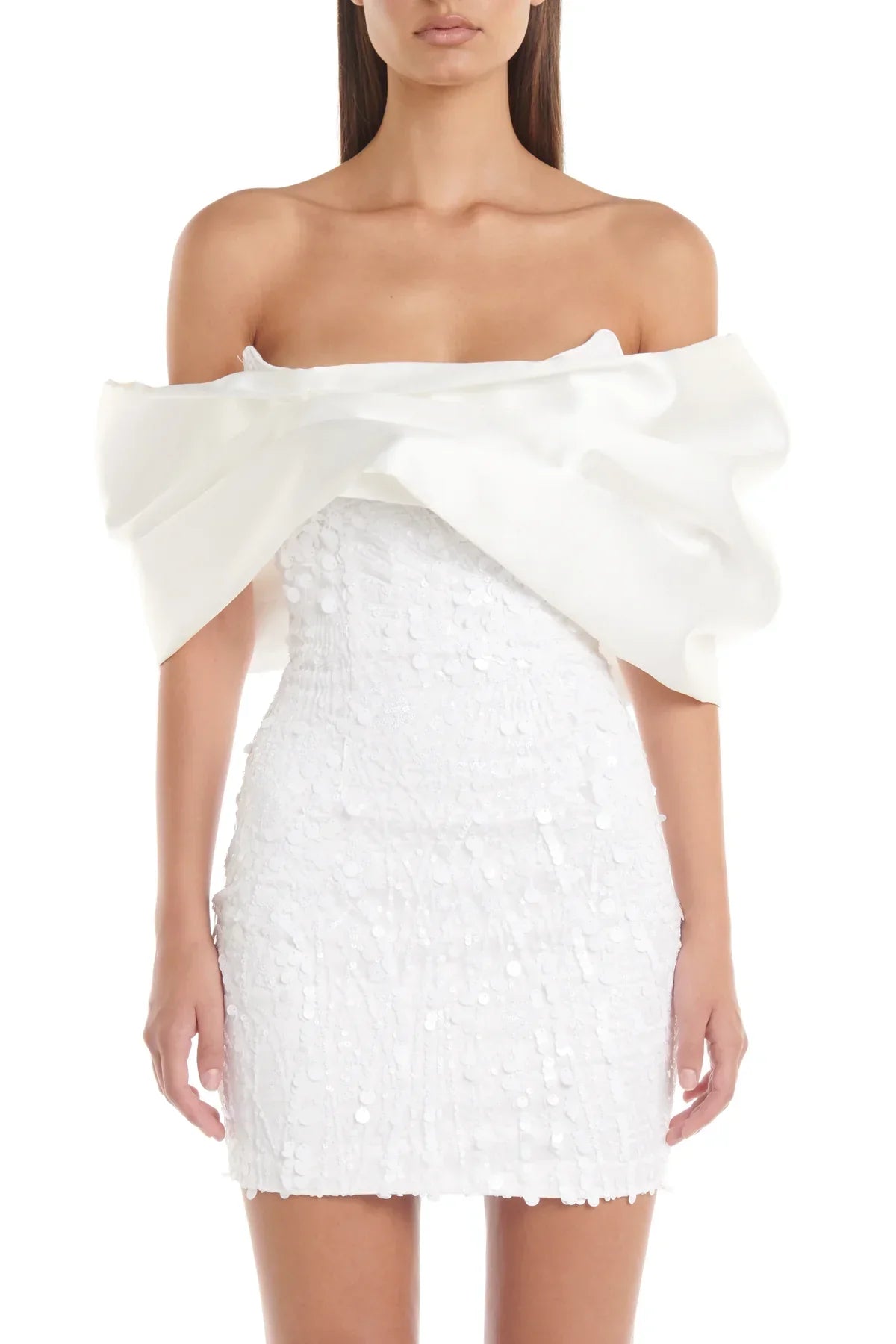 Bianca Dress - White - JAUS