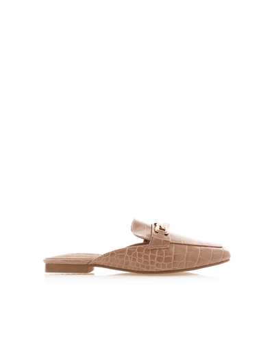 Billini Holmes Flat Mule - Nude Scale - JAUS