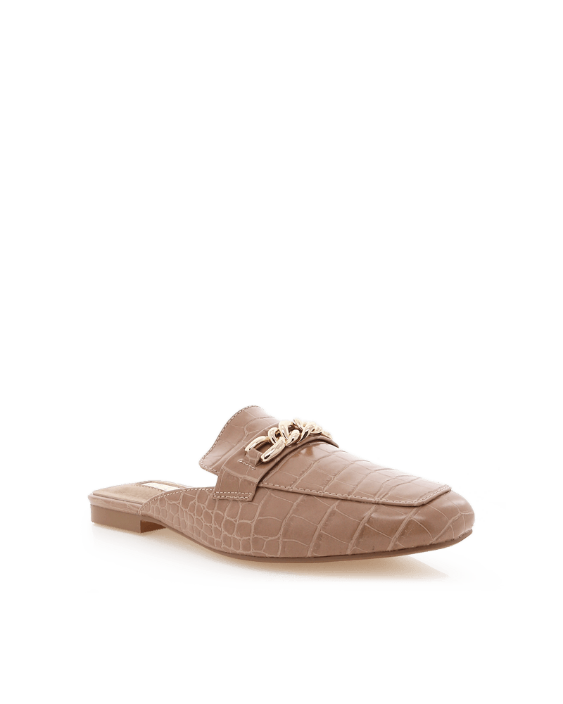 Billini Holmes Flat Mule - Nude Scale - JAUS