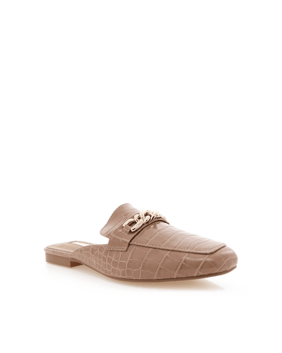 Billini Holmes Flat Mule - Nude Scale - JAUS