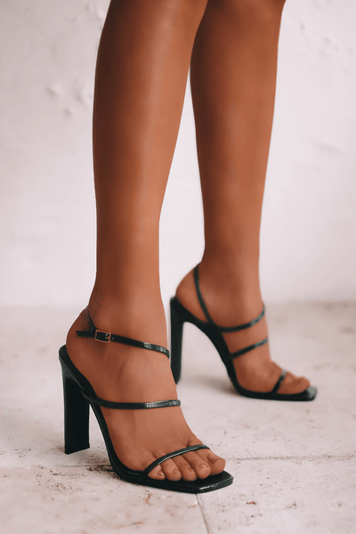 Billini Yoana Heels - Black Scale - JAUS