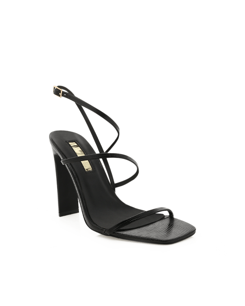 Billini Yoana Heels - Black Scale - JAUS
