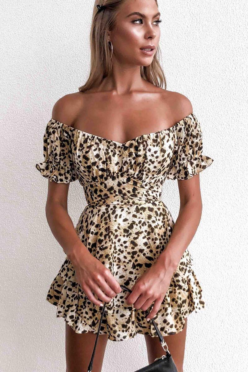 Bonita Romper - Yellow Leopard - SHOPJAUS - JAUS