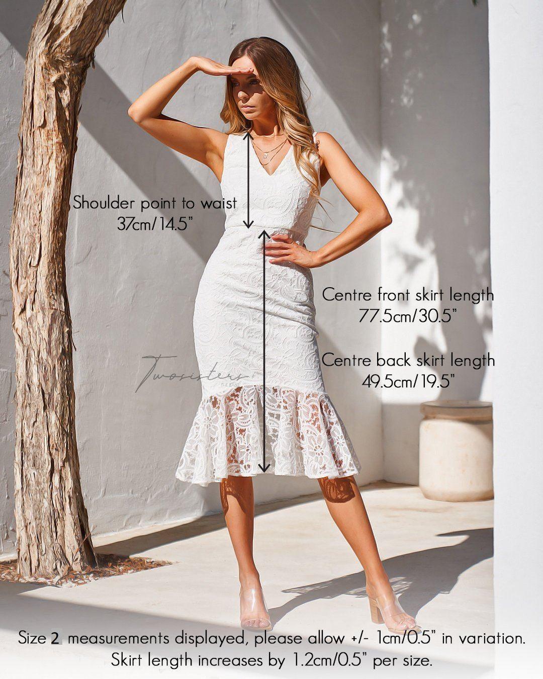 Bridget Dress - White - SHOPJAUS - JAUS