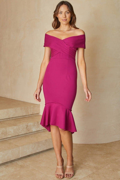 Brienne Dress - Fuchsia - JAUS