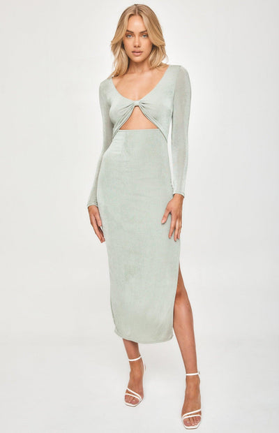 Cali Maxi Dress - Sage - JAUS