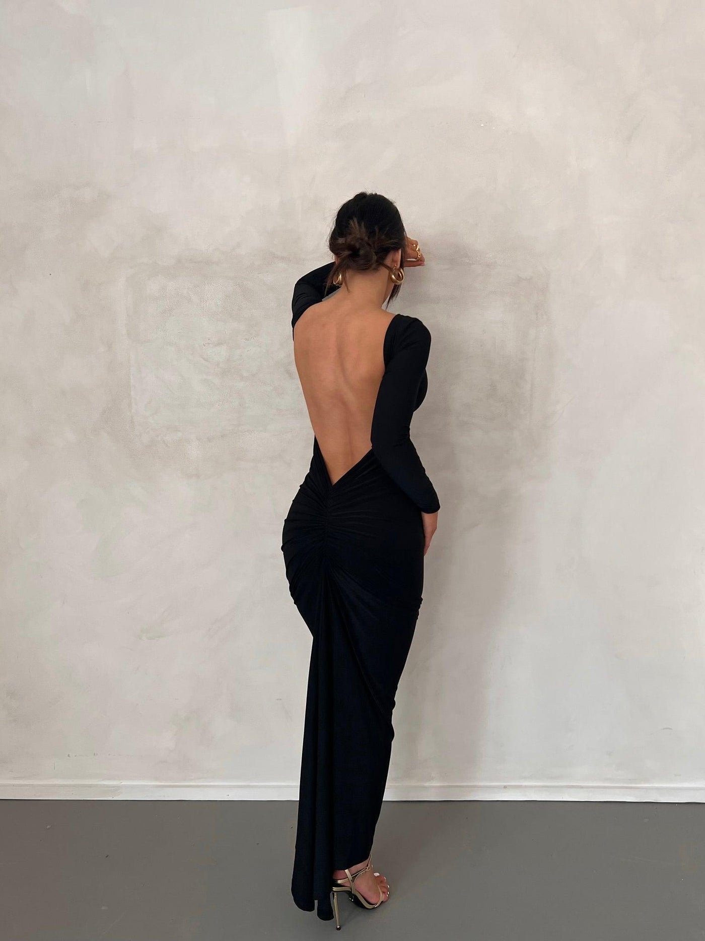 Camila Dress - Black - JAUS