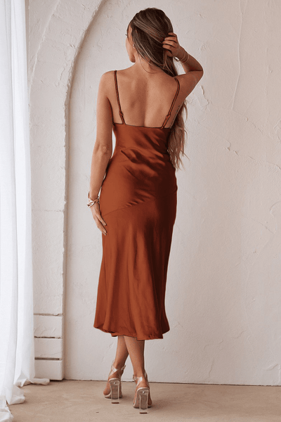 Carmen Dress - Chocolate - JAUS