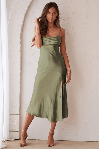 Carmen Dress - Olive - JAUS