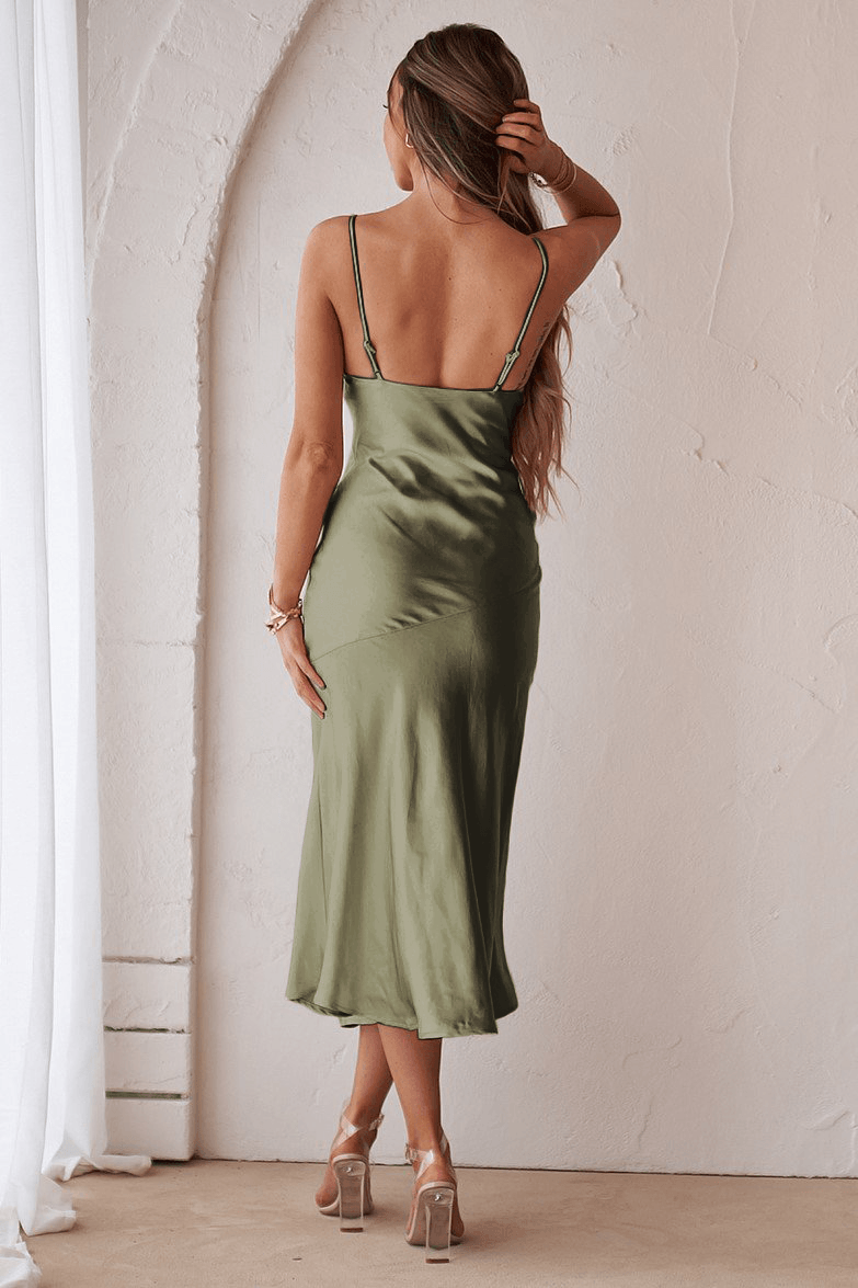 Carmen Dress - Olive - JAUS