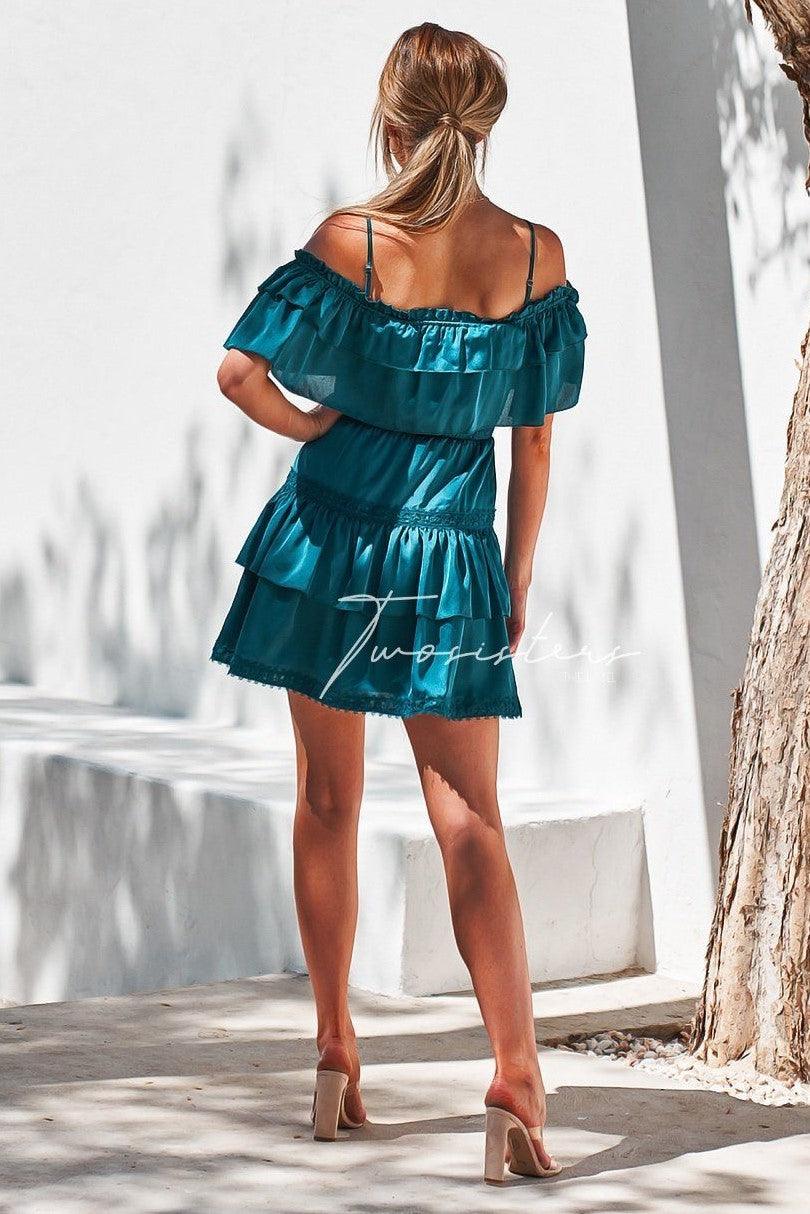 Cassie Dress - Teal - SHOPJAUS - JAUS