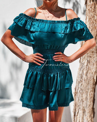 Cassie Dress - Teal - SHOPJAUS - JAUS