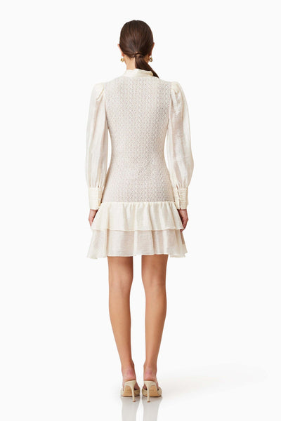 Bella Day Dress - Ivory - SHOPJAUS - JAUS