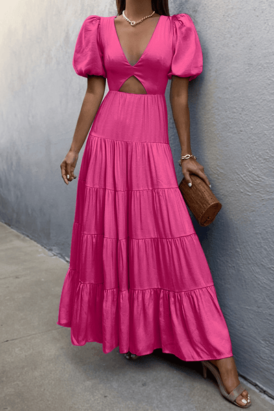 Cedra Maxi Dress - Fuchsia - JAUS