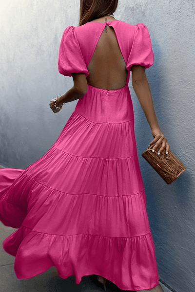Cedra Maxi Dress - Fuchsia - JAUS
