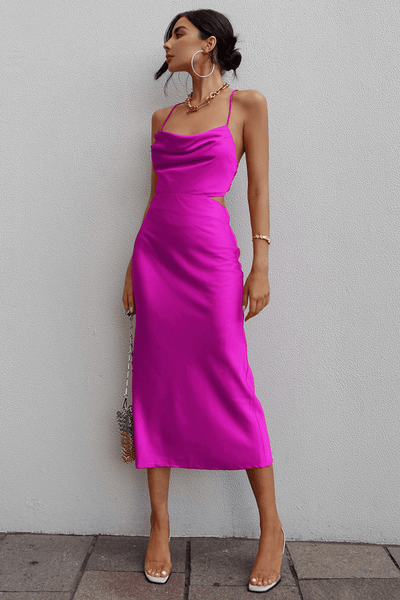 Charissa Slip Dress - Orchid - JAUS
