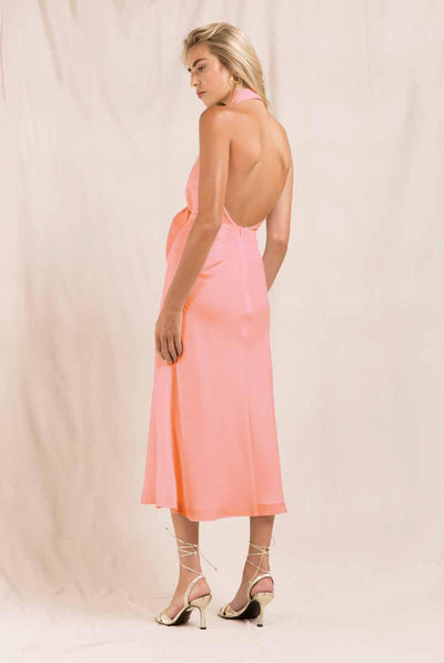 Charmane Dress - Coral - JAUS