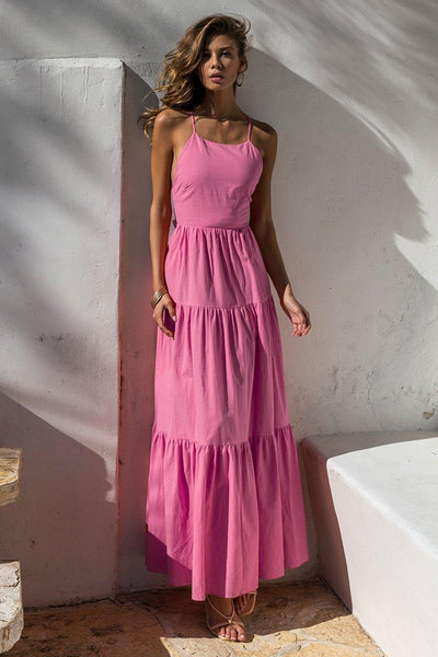 Chelsea Maxi Dress - Pink - JAUS