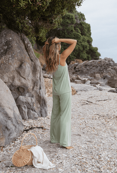 Chelsea Pants - Sage - JAUS