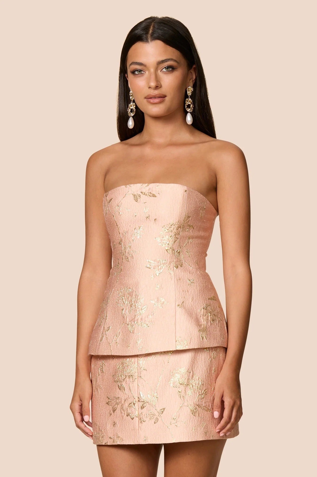 Nookie Claudia Top - Peach