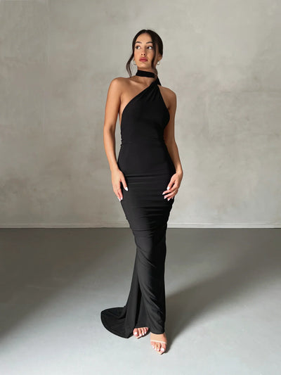 Constantina Gown - Black - JAUS